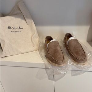 Tan Suede Men's Loafers